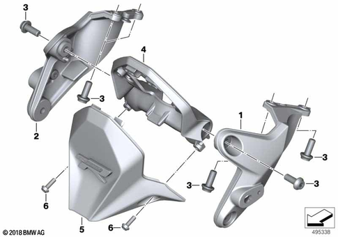 Motorcycle Trim Section, Windshield for 2021 BMW-Motorrad R 1250 R #11