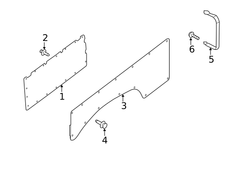 Interior Trim - Side Panel for 2013 Nissan NV3500 #1