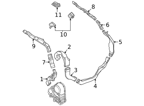 Ducts for 2022 Land Rover Range Rover #8