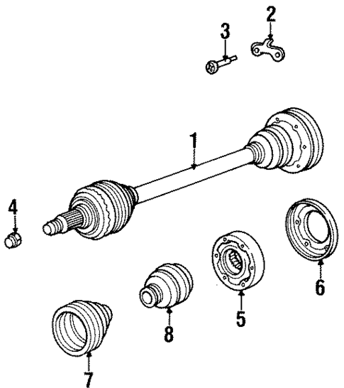 Drive Axles for 1996 Porsche 911 #1
