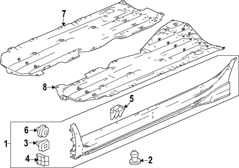 Exterior Trim - Pillars for 2025 Honda Civic #0