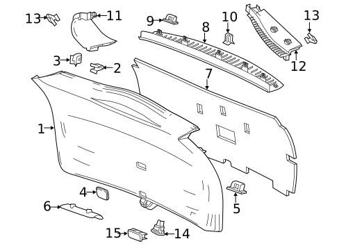 Switches, Solenoids & Actuators for 2018 Buick Enclave #1