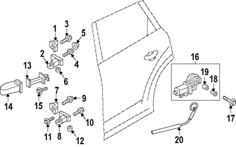 Lock & Hardware for 2025 Audi SQ7 #2