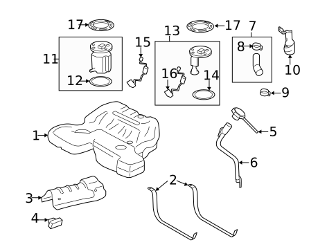 Fuel Pumps & Related Components for 2012 Cadillac CTS #2