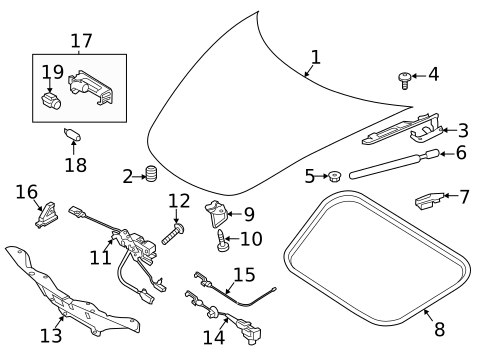 Hood & Components for 2016 Porsche 911 #1