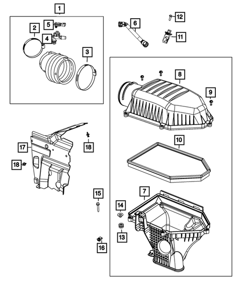 Air Cleaner for 2017 Dodge Challenger #3