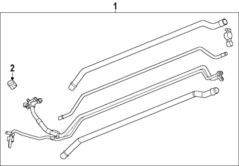 Rear AC Lines for 2025 Chevrolet Corvette #1