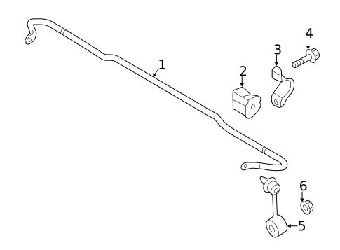 Stabilizer Bar & Components for 2013 Subaru XV Crosstrek #0