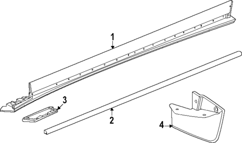 Exterior Trim - Pillars for 2024 Chevrolet Equinox EV #0