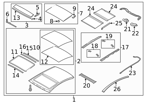 Sunroof for 2011 Hyundai Sonata #1