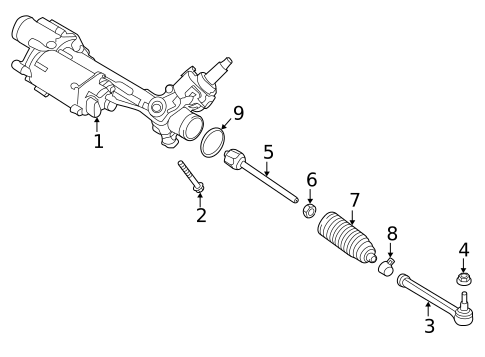 Steering Gear & Linkage for 2016 Porsche Boxster #3