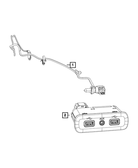 Radio, Antenna, Speakers, DVD, and Video systems for 2019 Chrysler 300 #6