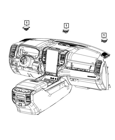 Radio, Antenna, Speakers, DVD, and Video systems for 2026 Ram 3500 #12