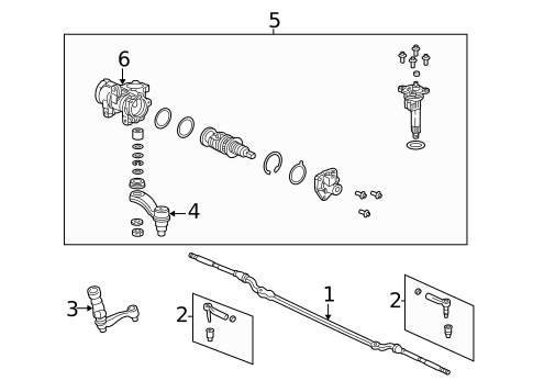 Steering Gear & Linkage for 2005 Chevrolet Avalanche 1500 #2