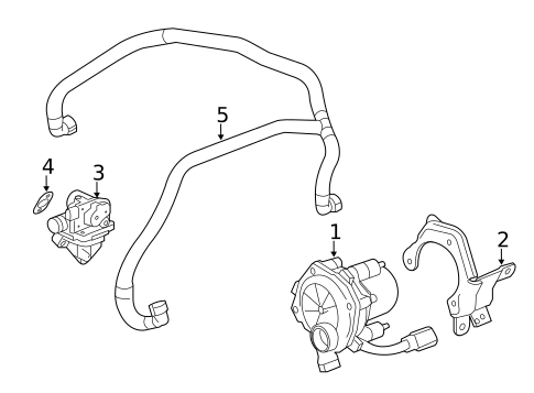 Emission Components for 2014 Cadillac ATS #1