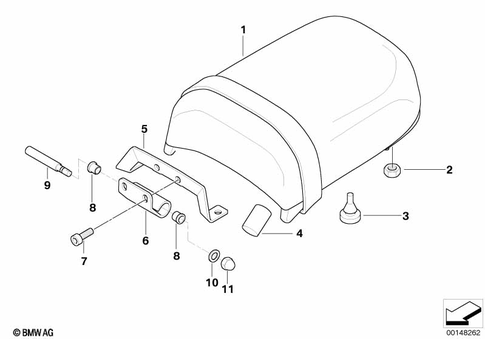 Bench Seat for 2003 BMW-Motorrad R 1200 C Montauk #1