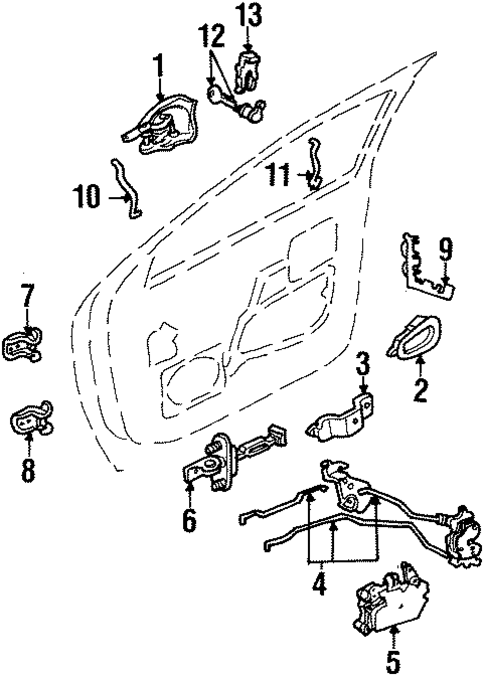Front Door for 2002 Mercury Villager #1
