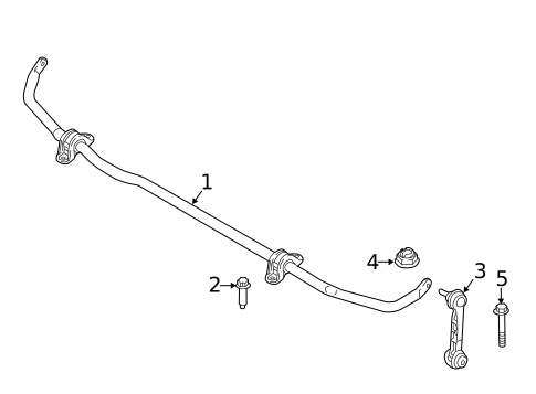 Stabilizer Bar & Components for 2018 BMW M2 #1