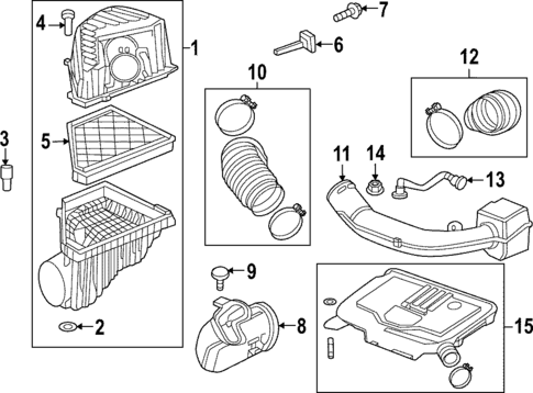 Filters for 2021 GMC Acadia #0