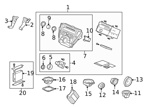 Navigation System for 2011 Acura TL #1