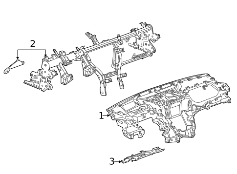 Instrument Panel for 2019 Cadillac CTS #0