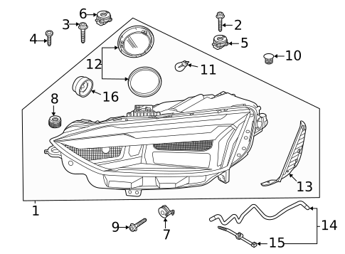 Bulbs - Chassis for 2020 Audi S5 #1