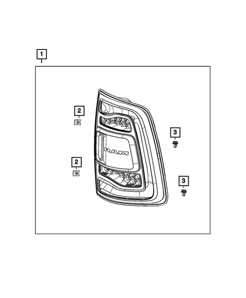 Lamps, Interior and Exterior for 2023 Ram 3500 #16