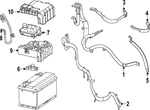 Battery for 2021 Chevrolet Silverado 1500 #0