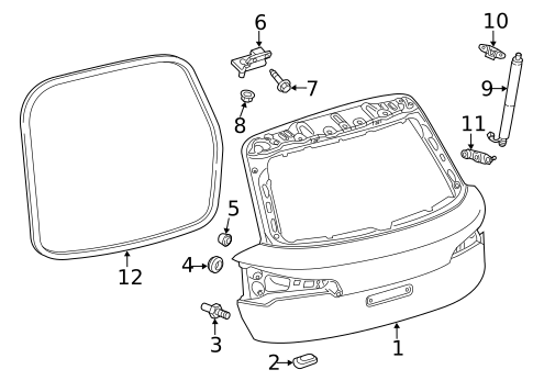 Gate & Hardware for 2023 Audi Q5 PHEV #0