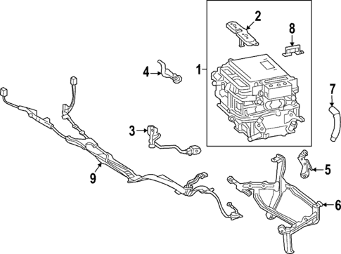 Electrical Components for 2025 Lexus LS500h #1