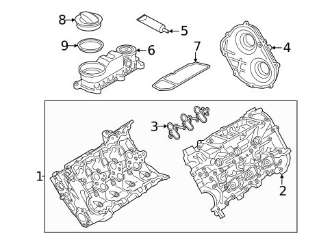 Valve & Timing Covers for 2025 Audi A8 Quattro #1