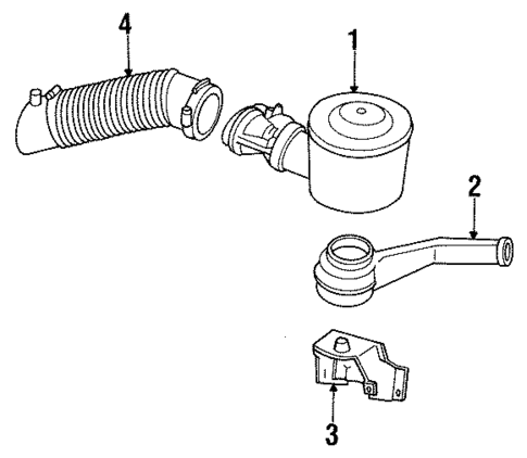 Air Intake for 1988 Oldsmobile Cutlass Supreme #0