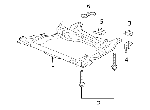 Suspension Mounting for 2010 Honda Civic #1