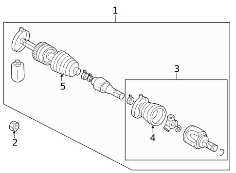 Drive Axles for 2011 Mitsubishi Endeavor #2