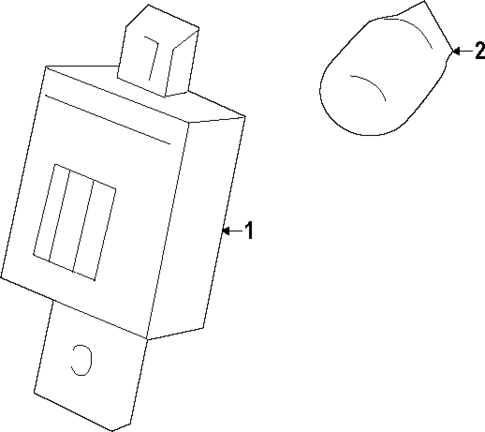 License Lamps for 2021 Chevrolet Malibu #1