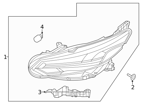 Headlamp Components for 2023 Nissan Sentra #0