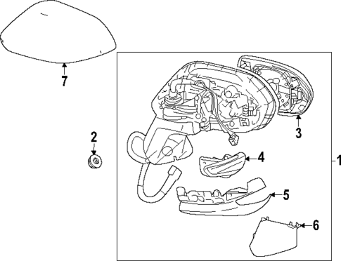 Mirrors for 2024 Toyota GR Corolla #0