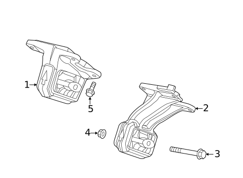 Engine Mounting for 2016 Ram 3500 #1