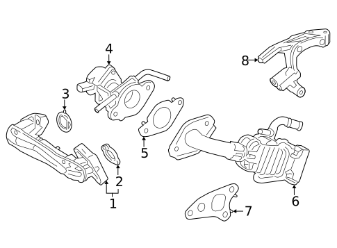EGR System for 2024 Toyota Venza #0