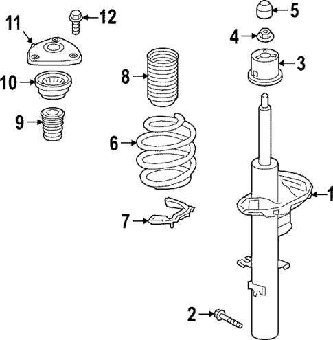 Struts & Components for 2025 Volvo EC40 #1