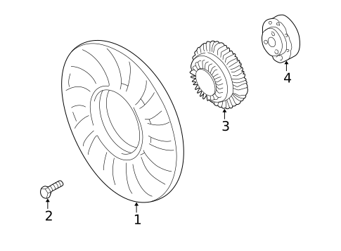 Cooling Fan for 2005 Volkswagen Passat #1