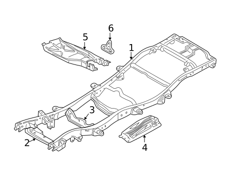 Frame & Components for 1999 Dodge Durango #0