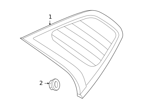 Glass & Hardware for 2009 Kia Rondo #0