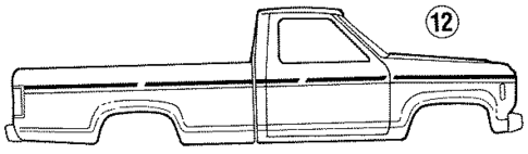 Stripe Tape for 1985 Ford Ranger #9