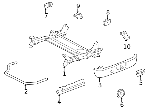 Tracks & Components for 1999 Toyota Camry #3