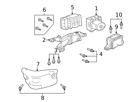 Anti-Lock Brakes for 2009 Mazda Tribute #0