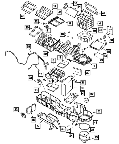 Air Conditioner and Heater Units for 2006 Dodge Ram 3500 #1