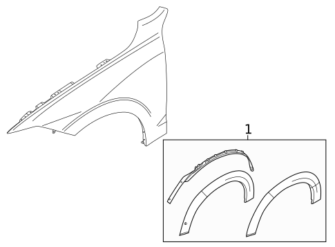 Exterior Trim - Fender for 2025 Volvo XC60 #2