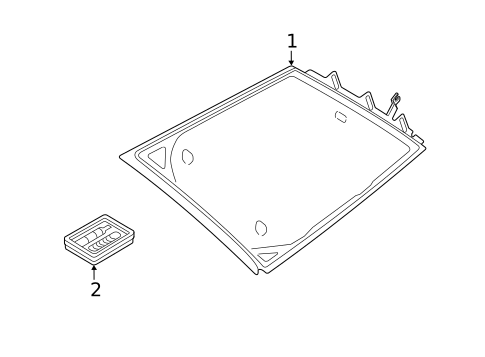 Glass & Hardware for 2022 Land Rover Range Rover Evoque #0
