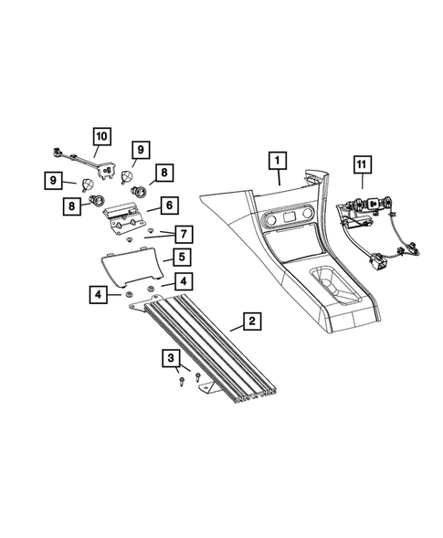 Consoles for 2019 Dodge Charger #2
